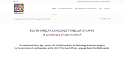 Desktop Screenshot of hellosouthafrica.co.za